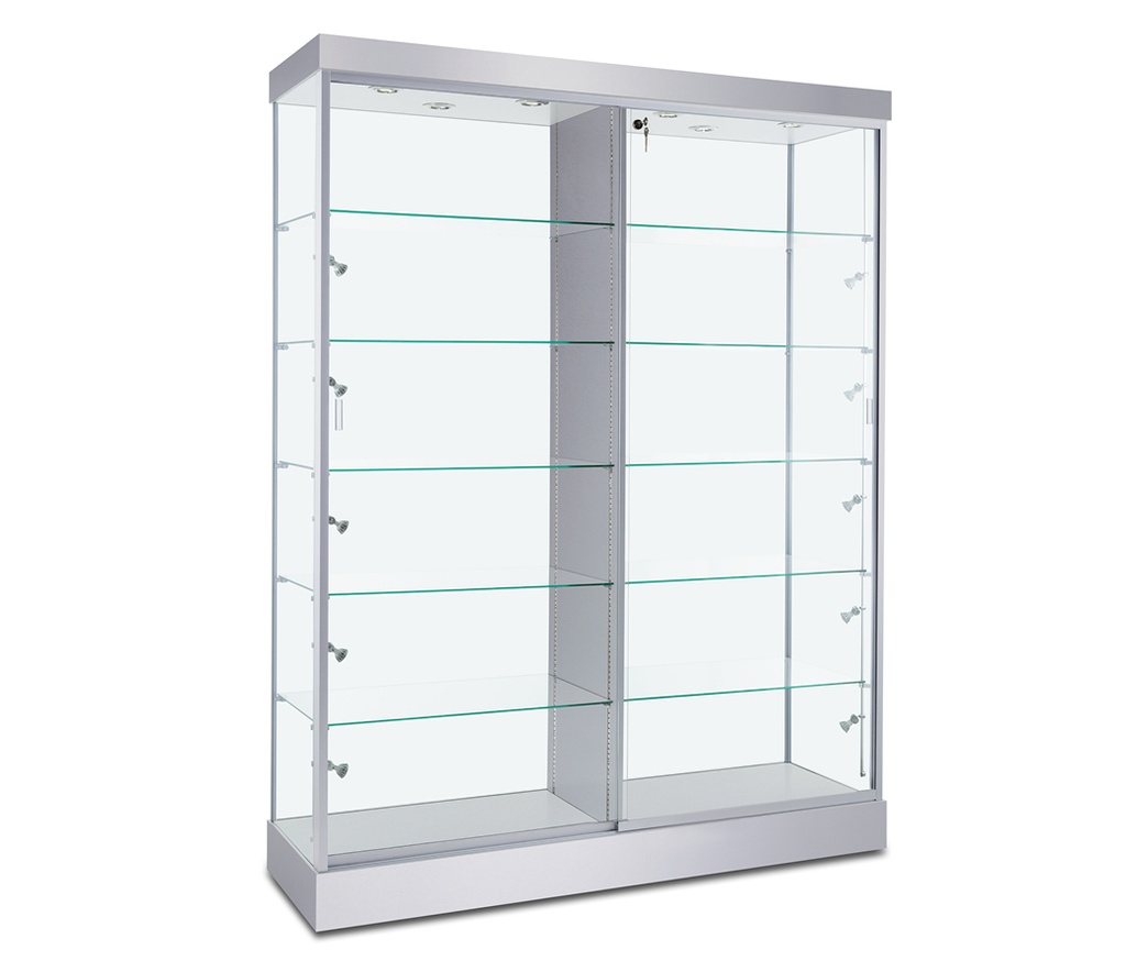 TD 200D 60" ((DISCONTINUED) Brushed Silver Laminate, Black Frame)